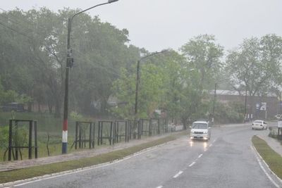 Torrencial lluvia en distritos de Misiones