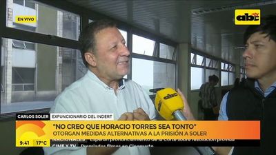 Otorgan medidas alternativas a la prisión a Soler