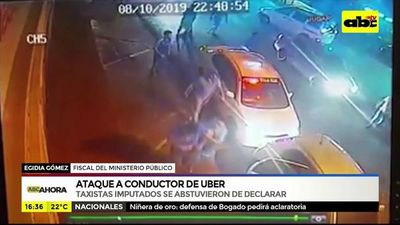 Ataque a conductor de Uber: Taxistas imputados se abstuvieron de declarar