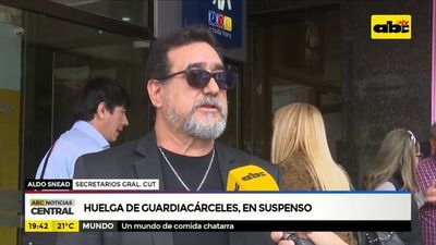 Huelga de guardiacárceles, en suspenso
