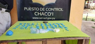 Senad incauta cocaína para ‘narcomenudeo’ en Nanawa
