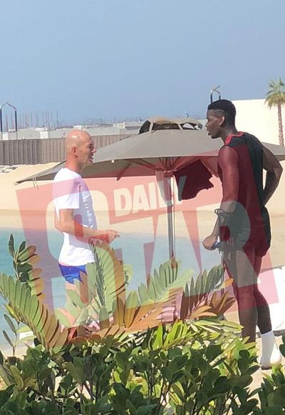 El encuentro de Zidane con Pogba fue “pura casualidad”