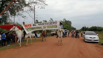 Pobladores de Yaguarón refuerzan medidas contra vertedero ilegal