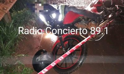 Motociclista recibe mortal disparo