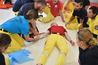 Franceses capacitan a bomberos de Misiones e Itapuá