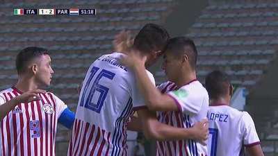 Paraguay venció 2-1 a Italia y clasificó a octavos de final como líder de grupo en el Mundial Sub 17