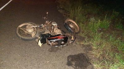 Intendente atropelló a motociclista que falleció tras el choque