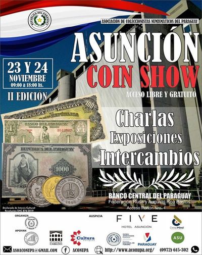 Llega el Asunción coin Show 2019
