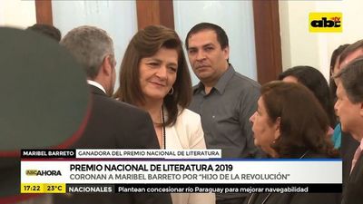 Maribel Barreto ganadora del Premio Nacional de Literatura 2019