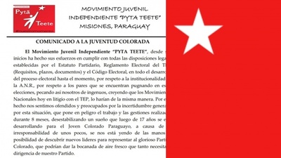 El Movimiento Pytã Teete de Misiones emite un fuerte comunicado