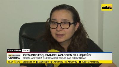 Fiscal se defiende dentro del presunto lavado en el Sportivo Luqueño