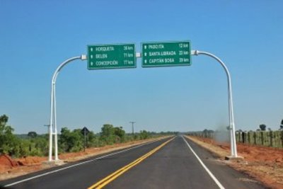 Gobierno habilitó pavimentación asfáltica en tramo Horqueta