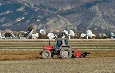 Fucino, la pequeña meseta italiana desde la que Leonardo controla el mundo