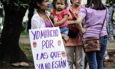 #25N: Mujeres marchan hoy en reclamo de una sociedad justa y políticas de protección