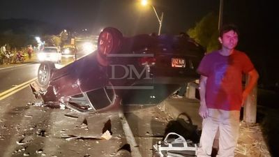 Percance rutero con fortuna en Misiones