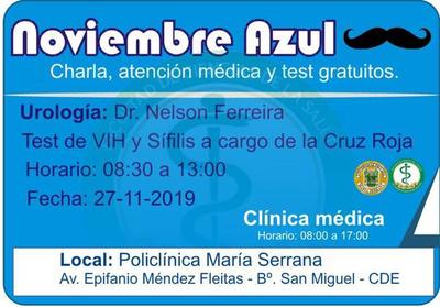“Noviembre azul”: Universidad ofrece charlas, atención urológica y test gratuitos
