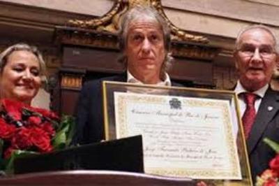 El técnico Jorge Jesus recibe el título de Ciudadano Honorario de Río