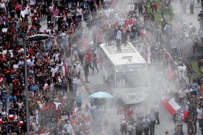Queda ciego joven que fue herido en ambos ojos en las protestas de Chile