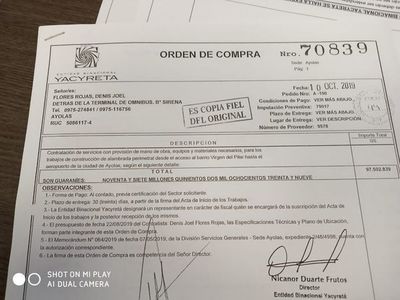 Acusan a candidato de la juventud de financiar campaña con recurso de proveniente de Yacyretá