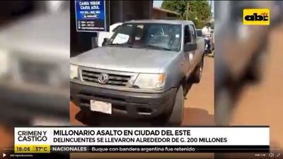 Asaltantes se llevan unos G. 200 millones de universidad en Ciudad del Este