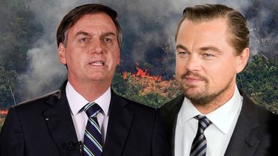 Bolsonaro acusó a Leonardo DiCaprio de los incendios en el Amazonas