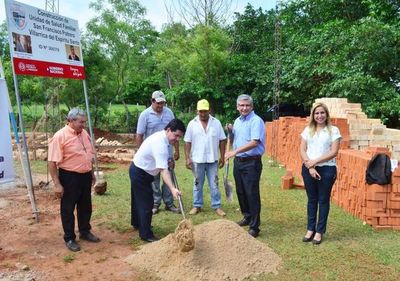 Construyen dos puestos de salud en Guairá