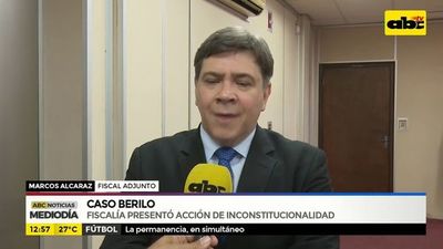 Caso Berilo: Fiscalía presentó acción de inconstitucionalidad