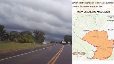 Anuncia alerta meteorológica para Misiones y gran parte del territorio nacional