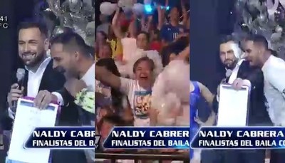 La emoción de Naldy tras consagrase finalista