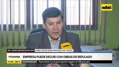 Empresa puede seguir con obras de refulado