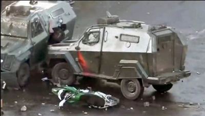 Funcionario de la Policía chilena fue imputado por atropellar a un manifestante
