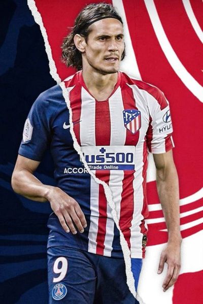 Atlético acuerda con Cavani