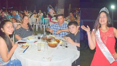 Tradicional cena de fin de año en Tambory Misiones