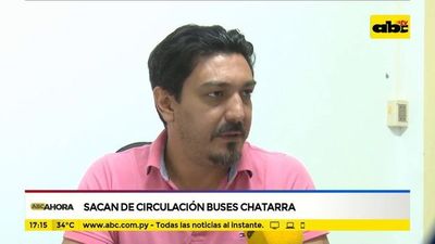 Sacan de circulación a buses chatarras