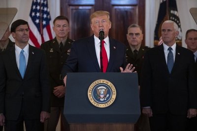 Trump sostiene que ataque de Irán no causó daños a las tropas de EE.UU. en Irak