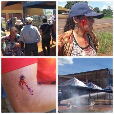 Varios heridos y detenidos tras asunción de nuevo intendente en Juan E. O’leary