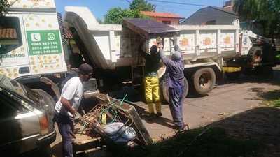 Lanzan el servicio de recolección de basura "El Voluminoso Mbopí"