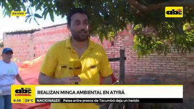 Realizan minga ambiental en Atyrá