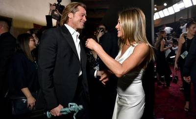Brad Pitt y Jennifer Aniston acaparan el protagonismo en los premios SAG