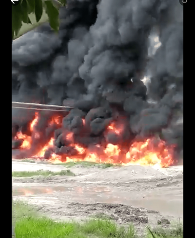 Controlan incendio en planta del INC