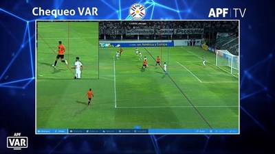 APF reveló conversación del VAR en la polémica jugada de Olimpia-General Díaz