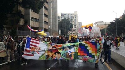 En Colombia marcharon contra el Gobierno de Iván Duque y el asesinato de líderes sociales