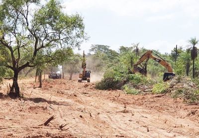 Con apoyo de medida cautelar hacen obra