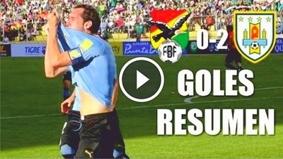 Bolivia vs Uruguay (0-2) Goles Resumen Resultado Eliminatorias Rusia 2018