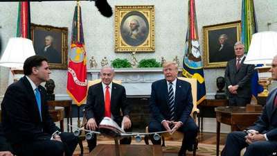 Trump y primer ministro israelí anuncian esperado plan de paz para Medio Oriente