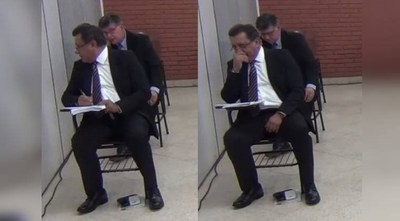 ¿Copiatín entre aspirantes a ministros de la Corte? Video los compromete pero afectado asegura que a su colega “se le terminó la tinta del bolígrafo”