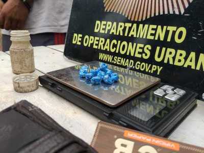 Agentes de la SENAD intervienen boca de fumo en Villa Elisa