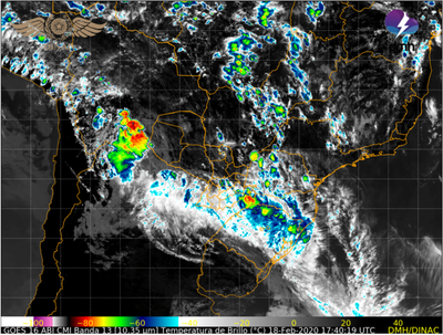 Alerta para ocho departamentos por tormentas
