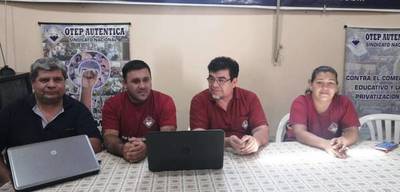 Docentes anuncian “inicio parcial de clases” y movilizaciones desde marzo