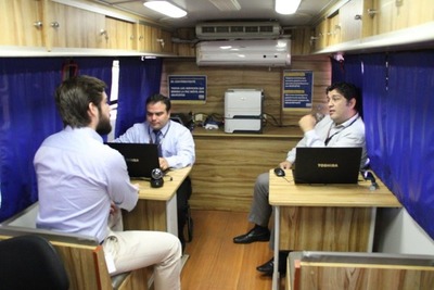 Plataforma Móvil de la SET ofrece hoy sus servicios gratuitos en Luque